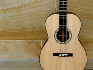 high-end acoustic guitar