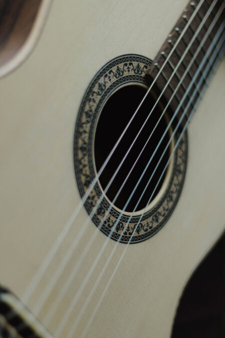 Exquisite Ellis Classical Guitar, embodying luxury and musical sophistication.